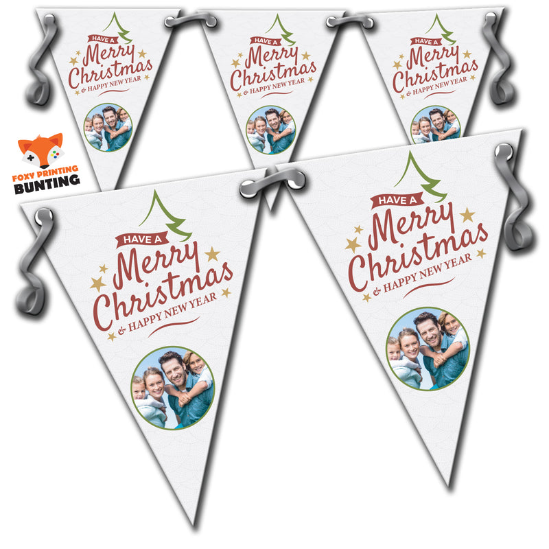 RM97 Single Christmas Family Wish B Bunting Premium Party Decorations  (Standard Bunting (14.8cm X 21cm))