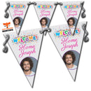 RM99 Single Welcome Home Bunting A Personalised Custom Bunting Premium Party Decorations  (Standard Bunting (14.8cm X 21cm))