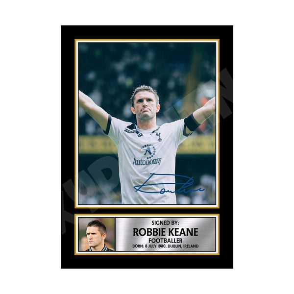 ROBBIE KEANE Football Player Printed Signature Print
