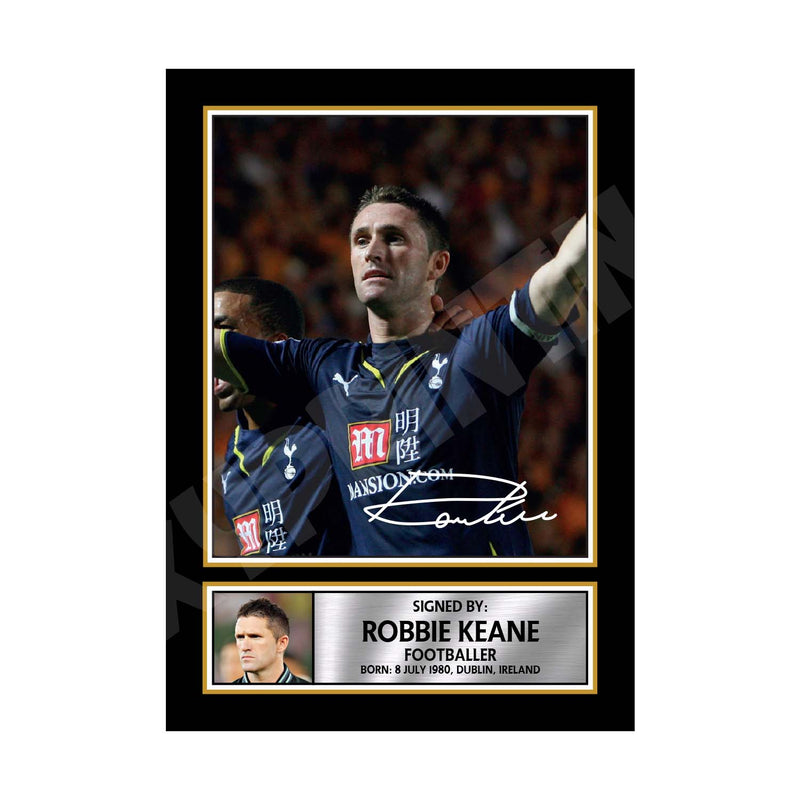 ROBBIE KEANE 2 Limited Edition Football Player Signed Print - Football