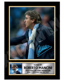 ROBERTO MANCINI (1) Limited Edition Football Player Signed Print - Football
