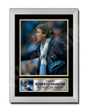 ROBERTO MANCINI (1) Limited Edition Football Player Signed Print - Football