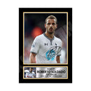 ROBERTO SOLDADO Limited Edition Football Player Signed Print - Football