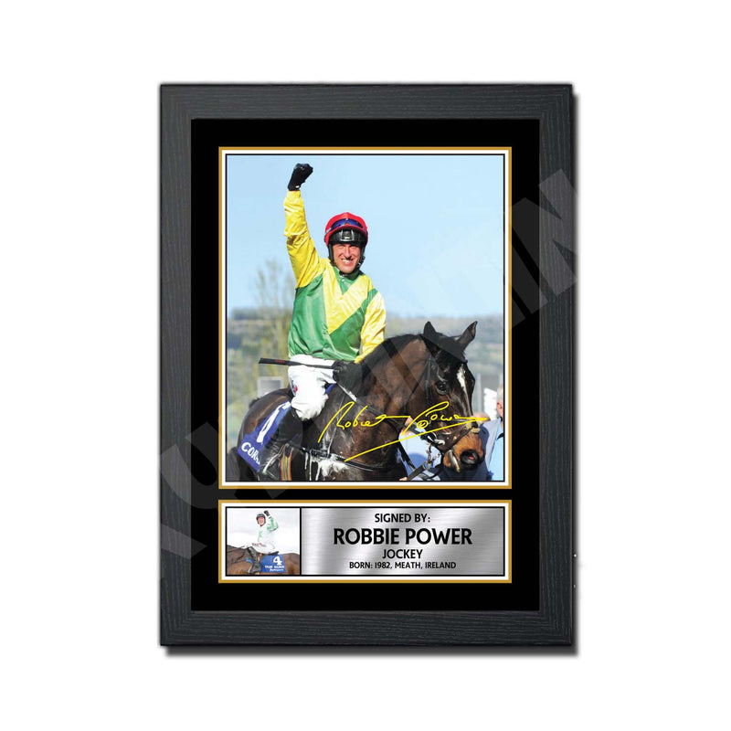 ROBERT POWER 2 Limited Edition Horse Racer Signed Print - Horse Racing