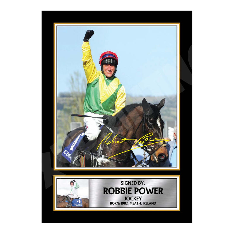ROBERT POWER 2 Limited Edition Horse Racer Signed Print - Horse Racing