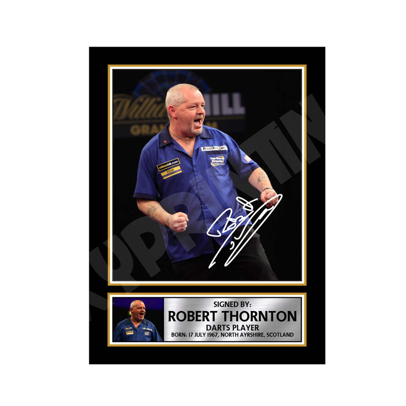 ROBERT THORNTON 2 - 1 Limited Edition Horse Racer Signed Print - Horse Racing