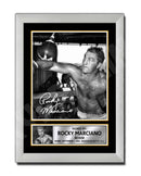 ROCKY MARCIANO Limited Edition Boxer Signed Print - Boxing