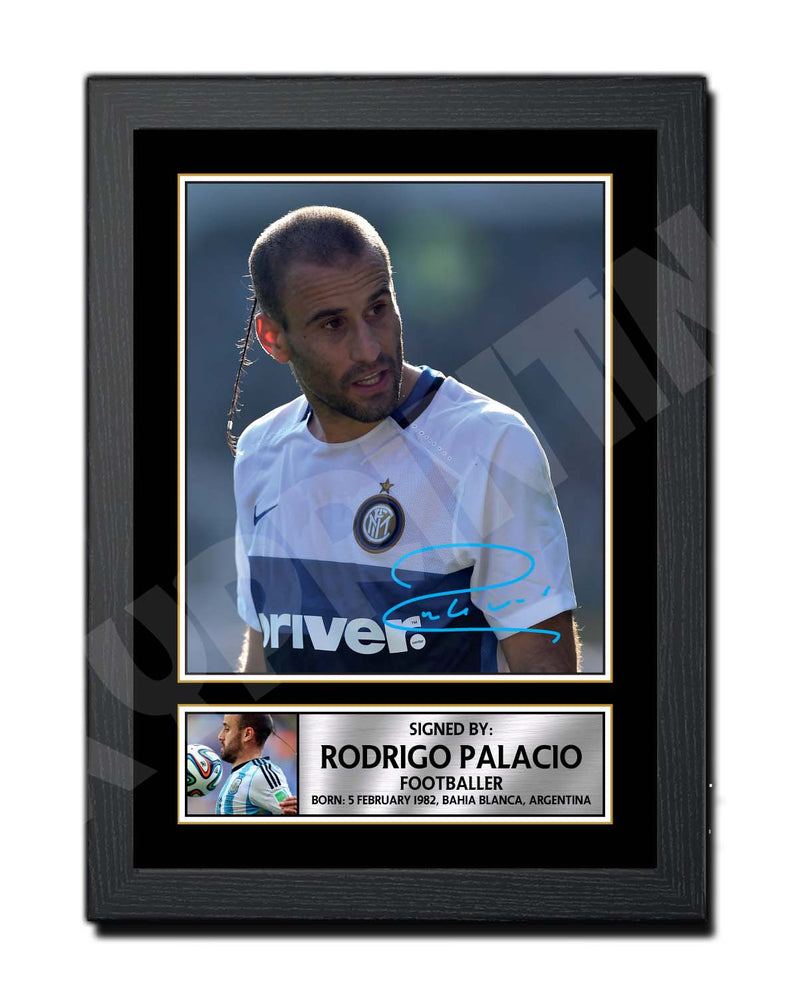 RODRIGO PALACIO 2 Limited Edition Football Player Signed Print - Football