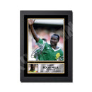 ROGER MILLA 2 Limited Edition Football Player Signed Print - Football