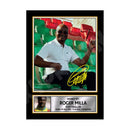 ROGER MILLA (1) Limited Edition Football Player Signed Print - Football