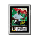 ROGER MILLA (1) Limited Edition Football Player Signed Print - Football