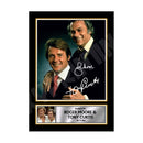 ROGER MOORE _ TONY CURTIS 2 Limited Edition Tv Show Signed Print