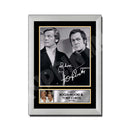 ROGER MOORE _ TONY CURTIS (1) Limited Edition Tv Show Signed Print
