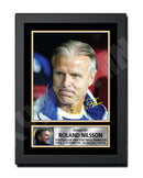 ROLAND NILSSON 2 Limited Edition Football Player Signed Print - Football