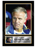 ROLAND NILSSON 2 Limited Edition Football Player Signed Print - Football
