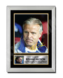 ROLAND NILSSON 2 Limited Edition Football Player Signed Print - Football