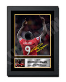 ROMELU LUKAKU 2 Limited Edition Football Player Signed Print - Football