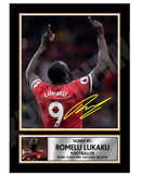 ROMELU LUKAKU 2 Limited Edition Football Player Signed Print - Football