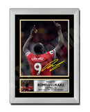 ROMELU LUKAKU 2 Limited Edition Football Player Signed Print - Football