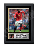 ROMELU LUKAKU (1) Limited Edition Football Player Signed Print - Football
