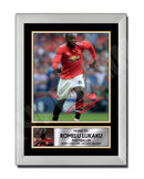 ROMELU LUKAKU (1) Limited Edition Football Player Signed Print - Football