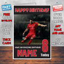 RONALDO BM2 THEME INSPIRED Kids Adult Personalised Birthday Card Birthday Card