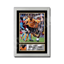 RONALD ZUBAR Limited Edition Football Player Signed Print - Football