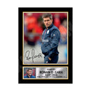 RONAN O_GARA 1 Limited Edition Rugby Player Signed Print - Rugby