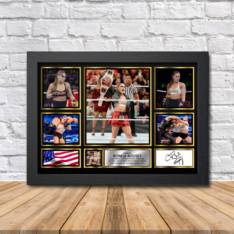 Ronda Rousey Limited Edition Signed Print