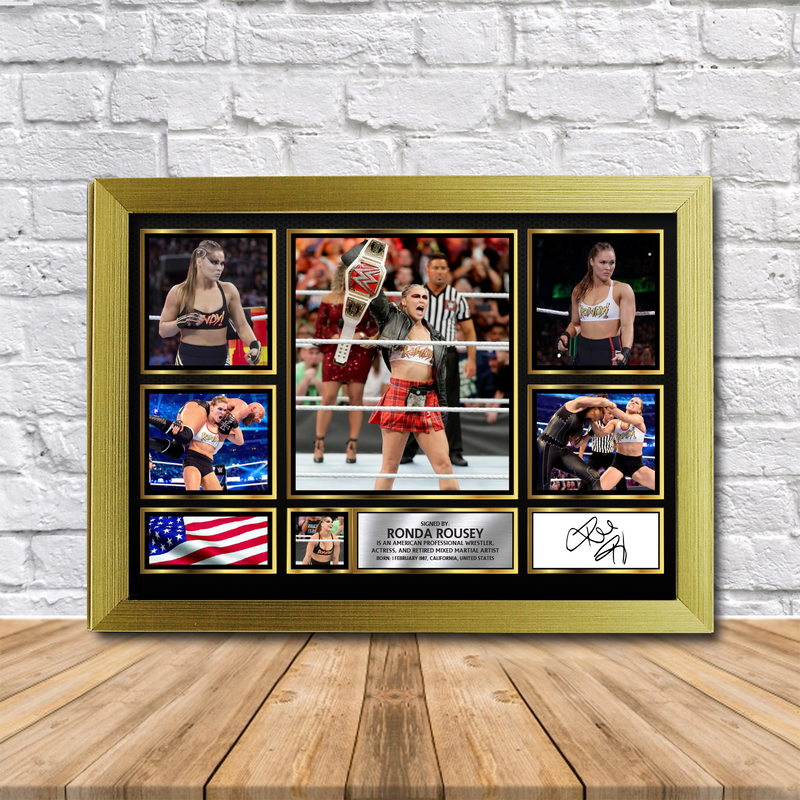 Ronda Rousey Limited Edition Signed Print