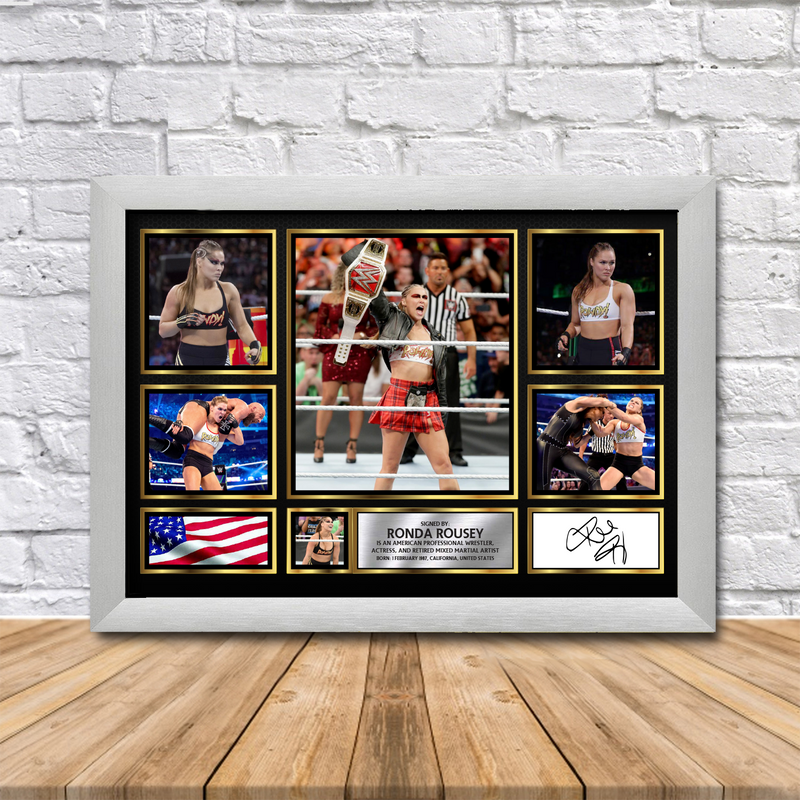 Ronda Rousey Limited Edition Signed Print