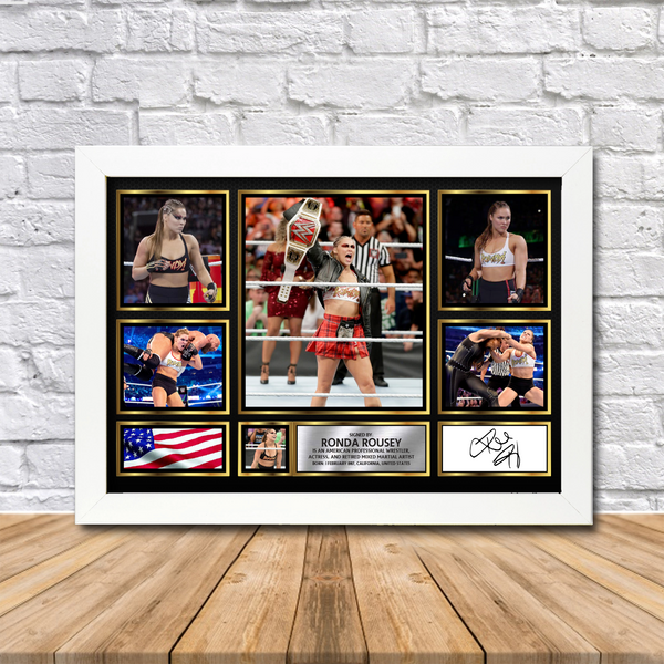 Ronda Rousey Printed Signature Print
