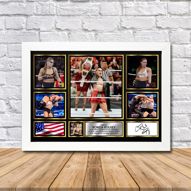 Ronda Rousey Limited Edition Signed Print