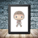 Personalised Ron Weasley Word Art Poster Print - Inspired By Pop Figures