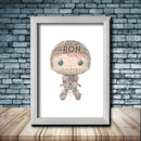 Personalised Ron Weasley Word Art Poster Print - Inspired By Pop Figures