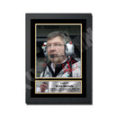 ROSS BRAWN 2 Limited Edition Formula 1 Player Signed Print Formula 1