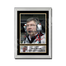 ROSS BRAWN 2 Limited Edition Formula 1 Player Signed Print Formula 1