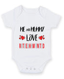 Me and Mummy love ROTHERHAM UNITED Personalised FOOTBALL TEAM Baby Grow
