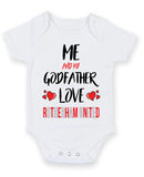 Me and My Godfather Love ROTHERHAM UNITED Personalised FOOTBALL TEAM Baby Grow