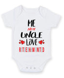 Me and My Uncle Love ROTHERHAM UNITED Personalised FOOTBALL TEAM Baby Grow
