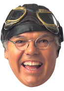 ROY CHUBBY BROWN JB - Funny Comedian Fancy Dress Cardboard Celebrity Party Face Mask