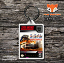 RPM Racing Game Inspired Retro Gaming Keyring