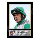 RUBY WALSH 2 Limited Edition Horse Racer Signed Print - Horse Racing