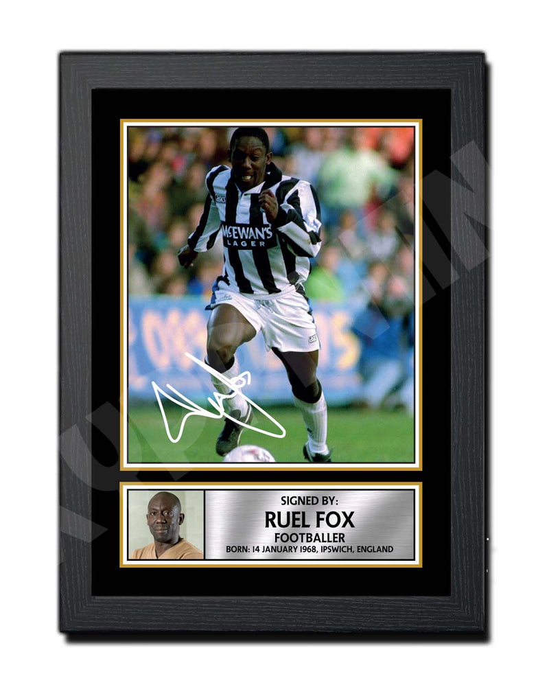 RUEL FOX 2 Limited Edition Football Player Signed Print - Football