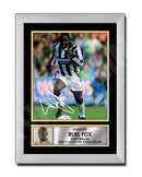 RUEL FOX 2 Limited Edition Football Player Signed Print - Football