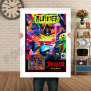 RUNIER PINBALL JAGUAR CD Retro GAME INSPIRED THEME Nintendo NES Gaming A4 A3 A2 Or A1 Poster Art 695