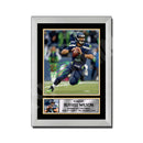 RUSSELL WILSON (1) Limited Edition Football Signed Print - American Footballer
