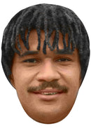 RUUD GULLIT YOUNG JB - Footballer Fancy Dress Cardboard Celebrity Party Face Mask