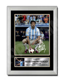RUUD VAN NISTELROOY MALAGA Limited Edition Football Player Signed Print - Football