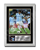RUUD VAN NISTELROOY MALAGA 2 Limited Edition Football Player Signed Print - Football